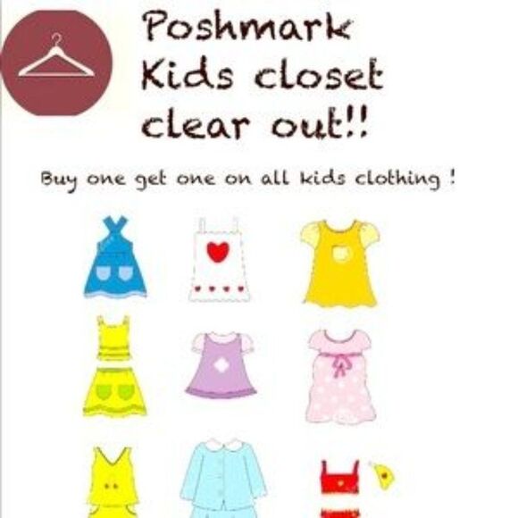 Buy one get one free on all kids clothing! - Picture 1 of 1